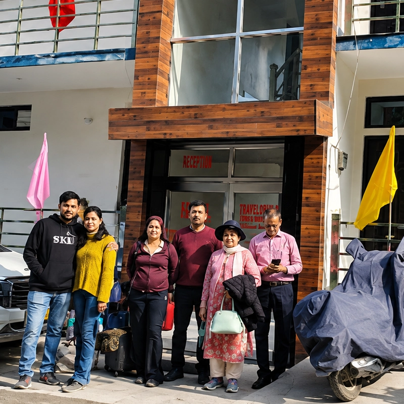 Arora Ji and family on an Uttarakhand pilgrimage